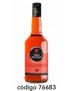 TRES PLUMAS FRUTILLA  6X700ML 