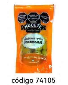 NUCETE ACEITUNA,VERD Nº2155 DESCAROZO  8X300G