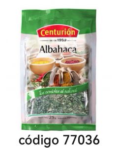 CENTURION ESPECIAS ALBAHACA  10X25G 