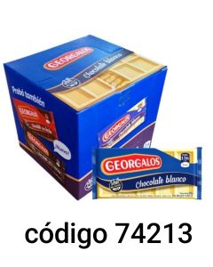 GEORGALOS CHOCOLATE BLANCO  24X25G