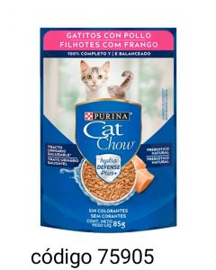 .SOBRECITO CAT-CHOW GATITOS*Nª2410 POLLO  15X85G 