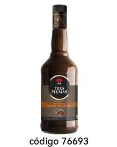 TRES PLUMAS,CHOCO-DD.LECHE  6X700ML 