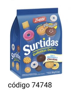 ZUPAY SURTIDAS RELLENAS  12X350G