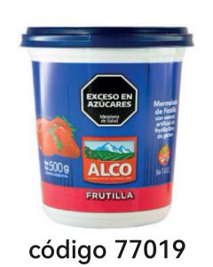 ALCO POTE MERMELADA FRUTILLA  12X500G