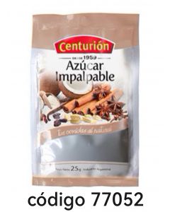 CENTURION.AZUCAR IMPALPABLE  10X200G