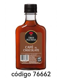 .PETACA TRES PLUMAS CAFE AL CHOCOLATE  12X200ML