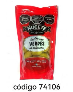 NUCETE ACEITUNA,VERD Nº2156 C/CAROZO  8X300G