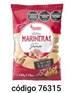TOSTEX MARINERAS JAMON  12X220G