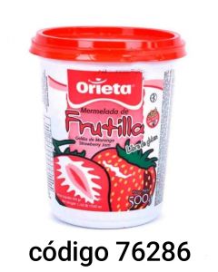 ORIETA POTE MERMELADA FRUTILLA  12X500G 