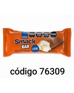 SMACK BARRA RELLENA LECHE BAÑADA  12X35G 