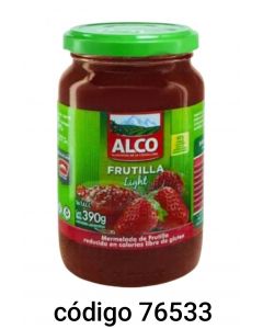 ALCO MERMELADA LIGHT FRUTILLA  12X390G 
