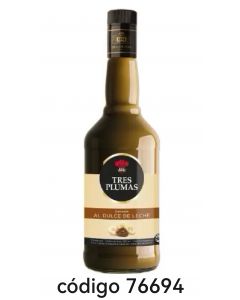 TRES PLUMAS,BANANA-DD.LECHE  6X700ML 