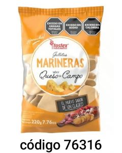 TOSTEX MARINERAS QUESO  12X220G 