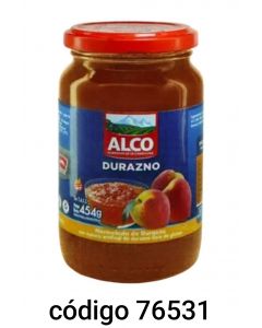 ALCO MERMELADA DURAZNO  12X454G 