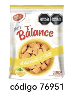 *NUTRI BALANCE Nº443 ALMOHADITAS LIMON  20X180G 
