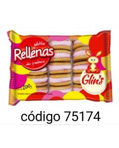GLINS RELLENAS FRUTILLA  12X200G