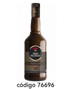 TRES PLUMAS,CHOCOLATE  6X700ML 