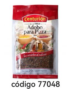 CENTURION ESPECIAS.ADOBO PARA PIZZAS  50X20G