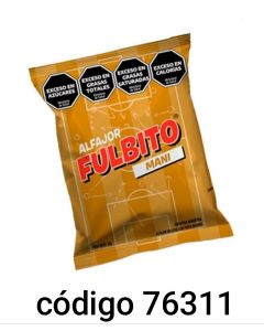 ALFAJOR FULBITO RELL.MANI  40X30G