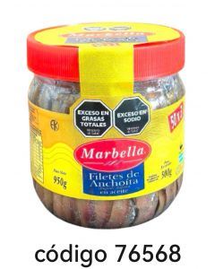 MARBELLA ANCHOITA SOBRES EN ACEITE  1X50U