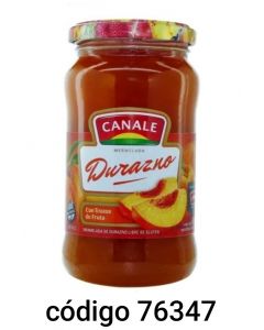CANALE MERMELADA DURAZNO  12X454G