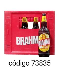 *CERVEZA BRAHMA CAJON  12X1L