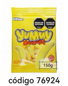 YUMMY GOMITA BANANITAS  24X150G