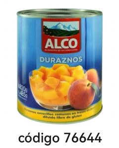 ALCO.DURAZNO EN TROZOS  12X820G