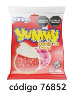 *GOMA YUMMY FRUTILLA-CREMA  1X500G 