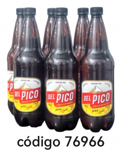 *CERVEZA DELPICO BOTELLA RUBIA   6X1L