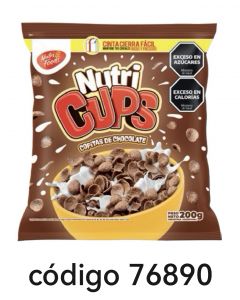 *NUTRI CUPS Nº418 COPITAS DE CHOCOLATE  20X200G 