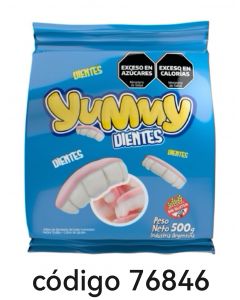 *GOMA YUMMY DIENTES  1X500G  