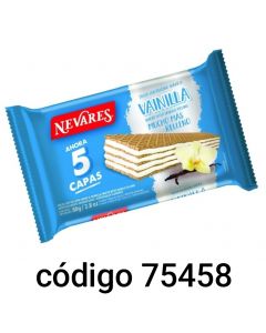 NEVARES OBLEA VAINILLA  18X80G