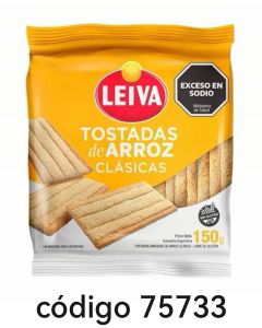 LEIVA TOS ARROZ CLASICA  12X150G