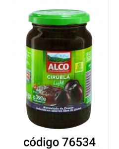 ALCO MERMELADA LIGHT CIRUELA  12X390G 
