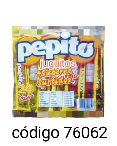 JUGUITOS,PEPITO PARA CONGELAR-45ML  6X24U