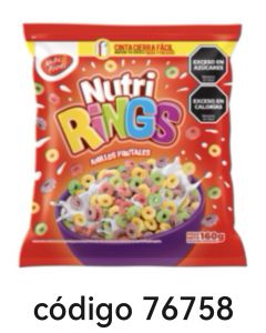 *NUTRI RINGS Nº441 ANILLOS FRUTALES  20X160G