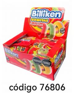BILLIKEN GOMITAS RUEDITAS  12X30G  