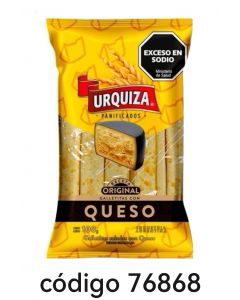 URQUIZA GALLETITA SABOR QUESO  15X100G 